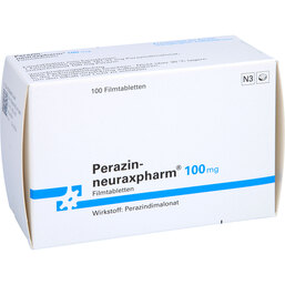 Abbildung: Perazin neuraxpharm 100 mg Filmtabletten 100 St, Filmtabletten PZN 06867444