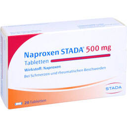 Abbildung: Naproxen STADA 500 mg Tabletten 20 St, Tabletten PZN 06873019