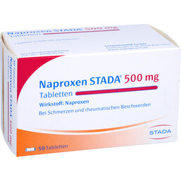 Abbildung: Naproxen STADA 500 mg Tabletten 50 St, Tabletten PZN 06873025