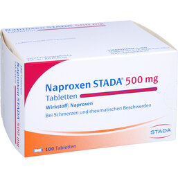 Abbildung: Naproxen STADA 500 mg Tabletten 100 St, Tabletten PZN 06873031