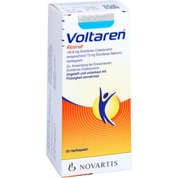 Abbildung: Voltaren Resinat Hartkapseln 50 St, Hartkapseln PZN 06877193
