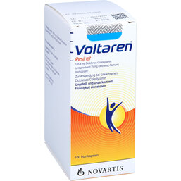 Abbildung: Voltaren Resinat Hartkapseln 100 St, Hartkapseln PZN 06877201