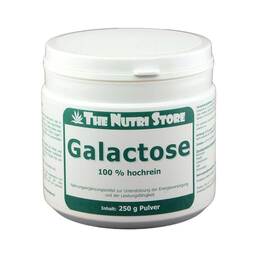 Abbildung: Galactose 100% rein Pulver 250 g, Pulver PZN 06878838