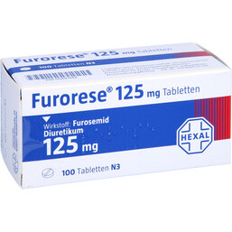 Abbildung: Furorese 125 mg Tabletten 100 St, Tabletten PZN 06881444