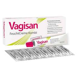 Abbildung: Vagisan FeuchtCreme Kombi 8 Ovula + 10 g Creme Kombipackung, 1 P PZN 06882372