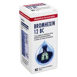 Abbildung: BROMHEXIN 12 BC Tropfen Tropfen zum Einnehmen, 50 ml PZN 06890555
