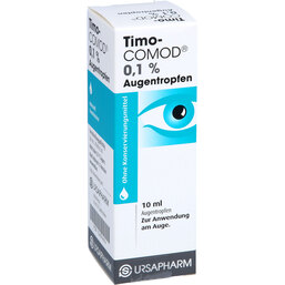 Abbildung: Timo Comod 0,1% Augentropfen 10 ml, Augentropfen PZN 06894814