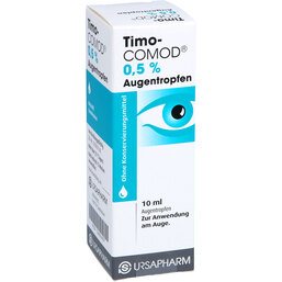Abbildung: Timo Comod 0,5% Augentropfen 10 ml, Augentropfen PZN 06894837