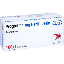 Abbildung: Prograf 1 mg Hartkapseln 100 St, Hartkapseln PZN 06896457