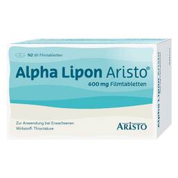 Abbildung: Alpha Lipon Aristo® 600mg Filmtabletten Filmtabletten, 60 St PZN 06897698