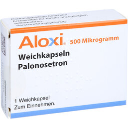Abbildung: Aloxi 500 Mikrogramm Weichkapseln 1 St, Weichkapseln PZN 06905943