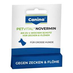 Abbildung: Petvital Novermin flüssig für Hunde über 15 kg Flüssigkeit, 4 ml PZN 06907942