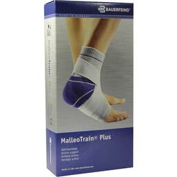Abbildung: Malleotrain Plus Größe 4 rechts titan Sprunggelenkb. Bandage, 1 St PZN 06908999