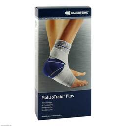 Abbildung: Malleotrain Plus Größe 5 links titan Sprunggelenkb. Bandage, 1 St PZN 06909102