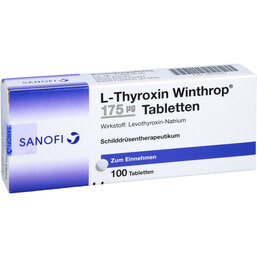 Abbildung: L-Thyroxin Winthrop 175 µg Tabletten 100 St, Tabletten PZN 06912972