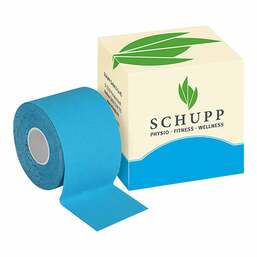 Abbildung: Schupp Tape Kinesiologie 5 cm x 5 m blau 1 St, Bandage PZN 06913865