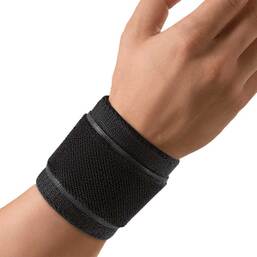 Abbildung: Bort Activecolor Handgelenkbandage medium schwarz 1 St, Bandage PZN 06914273