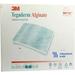 Abbildung: Tegaderm Alginate FK Kompressen 10x10cm 90112 10 St, Kompressen PZN 06916881