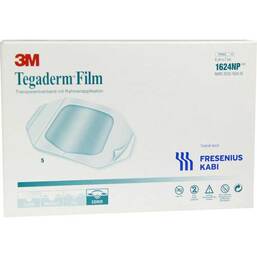 Abbildung: Tegaderm Film 6x7cm 1624NP 5 St, Pflaster PZN 06917018