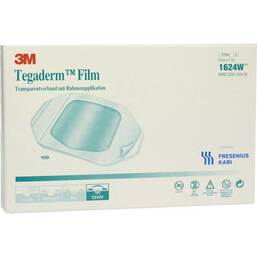 Abbildung: Tegaderm Film 6x7cm 1624W 100 St, Pflaster PZN 06917024
