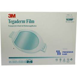 Abbildung: Tegaderm Film 10x11,5cm oval 1630NP 5 St, Pflaster PZN 06917099