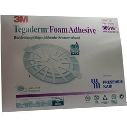 Abbildung: Tegaderm Foam Adhesive FK 19x22,2cm oval 90616 5 St, Verband PZN 06917314