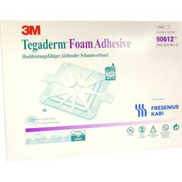 Abbildung: Tegaderm Foam Adhesive FK 14,3x14,3cm 90612 10 St, Verband PZN 06917337