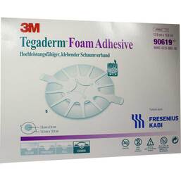 Abbildung: Tegaderm Foam Adhesive FK 13,9cm rund 90619 5 St, Verband PZN 06917343