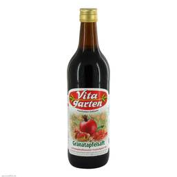 Abbildung: Vitagarten Granatapfelsaft 750 ml, Saft PZN 06924426
