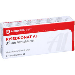 Abbildung: Risedronat AL 35 mg Filmtabletten 4 St, Filmtabletten PZN 06925696
