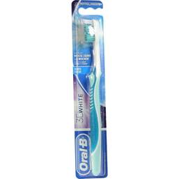 Abbildung: ORAL B 3D white 35 mittel Zahnbürste Zahnbürste, 1 St PZN 06926425