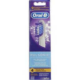 Abbildung: ORAL B Aufsteckbürsten Pulsonic Zahnbürste, 4 St PZN 06926767