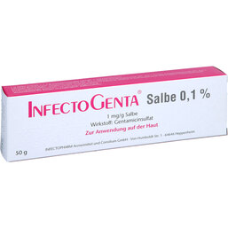 Abbildung: Infectogenta Salbe 0,1% 50 g, Salbe PZN 06945138