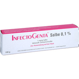 Abbildung: Infectogenta Salbe 0,1% 2X50 g, Salbe PZN 06945144