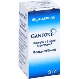 Abbildung: Ganfort Augentropfen 3 ml, Augentropfen PZN 06954002