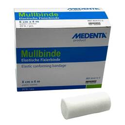 Abbildung: Mullbinden elastisch 4mx8cm 20 St, Binden PZN 06962088