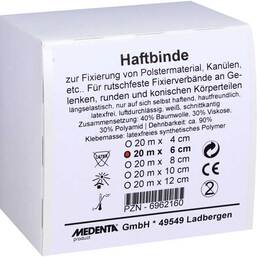 Abbildung: Haftbinde elastisch 6 cm x 20 m Binden, 1 St PZN 06962160