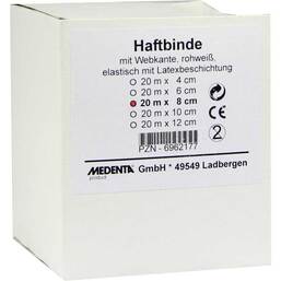 Abbildung: Haftbinde elastisch 8 cm x 20 m 1 St, Binden PZN 06962177