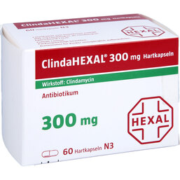 Abbildung: Clindahexal 300 Hartkapseln 60 St, Hartkapseln PZN 06963053