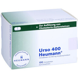 Abbildung: Urso 400 Heumann Filmtabletten 100 St, Filmtabletten PZN 06963248