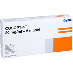 Abbildung: Cosopt-S 20 mg / ml + 5 mg / ml Augentropfeni.Einzeldosisbe. 30X0.2 ml, Einzeldosispipetten PZN 06964437