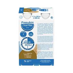 Abbildung: Fresubin 2 kcal fibre Drink Cappuccino Trinkflasche Lösung, 24X200 ml PZN 06964650
