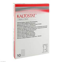 Abbildung: Kaltostat Kompressen 7,5x12 cm 1X10 St, Kompressen PZN 06965313