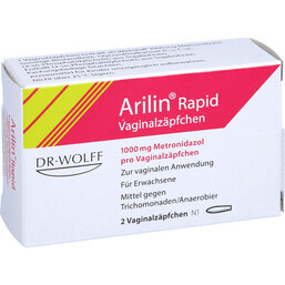 Abbildung: Arilin rapid Vaginalsuppositorien 2 St, Vaginalsuppositorien PZN 06967418