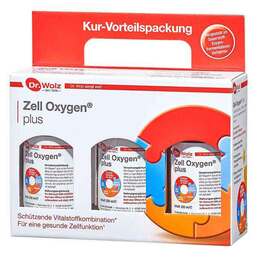 Abbildung: Zell Oxygen plus Kur flüssig Flüssigkeit, 3X250 ml PZN 06970308