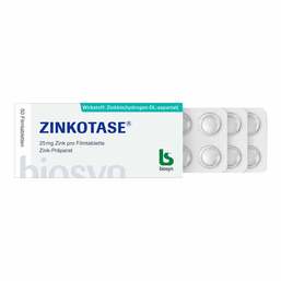 Abbildung: Zinkotase Filmtabletten Filmtabletten, 50 St PZN 06983618