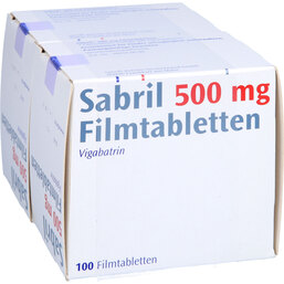 Abbildung: Sabril Filmtabletten 200 St, Filmtabletten PZN 06983676