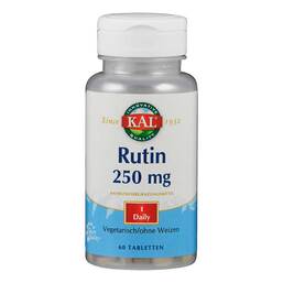 Abbildung: Rutin 250 mg Tabletten 60 St, Tabletten PZN 06988662