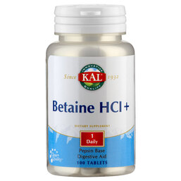 Abbildung: Betain HCL Complex 250 mg Tabletten 100 St, Tabletten PZN 06988716