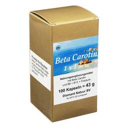 Abbildung: Beta Carotin 1 x 1 Pro Tag K Kapseln, 100 St PZN 06995047